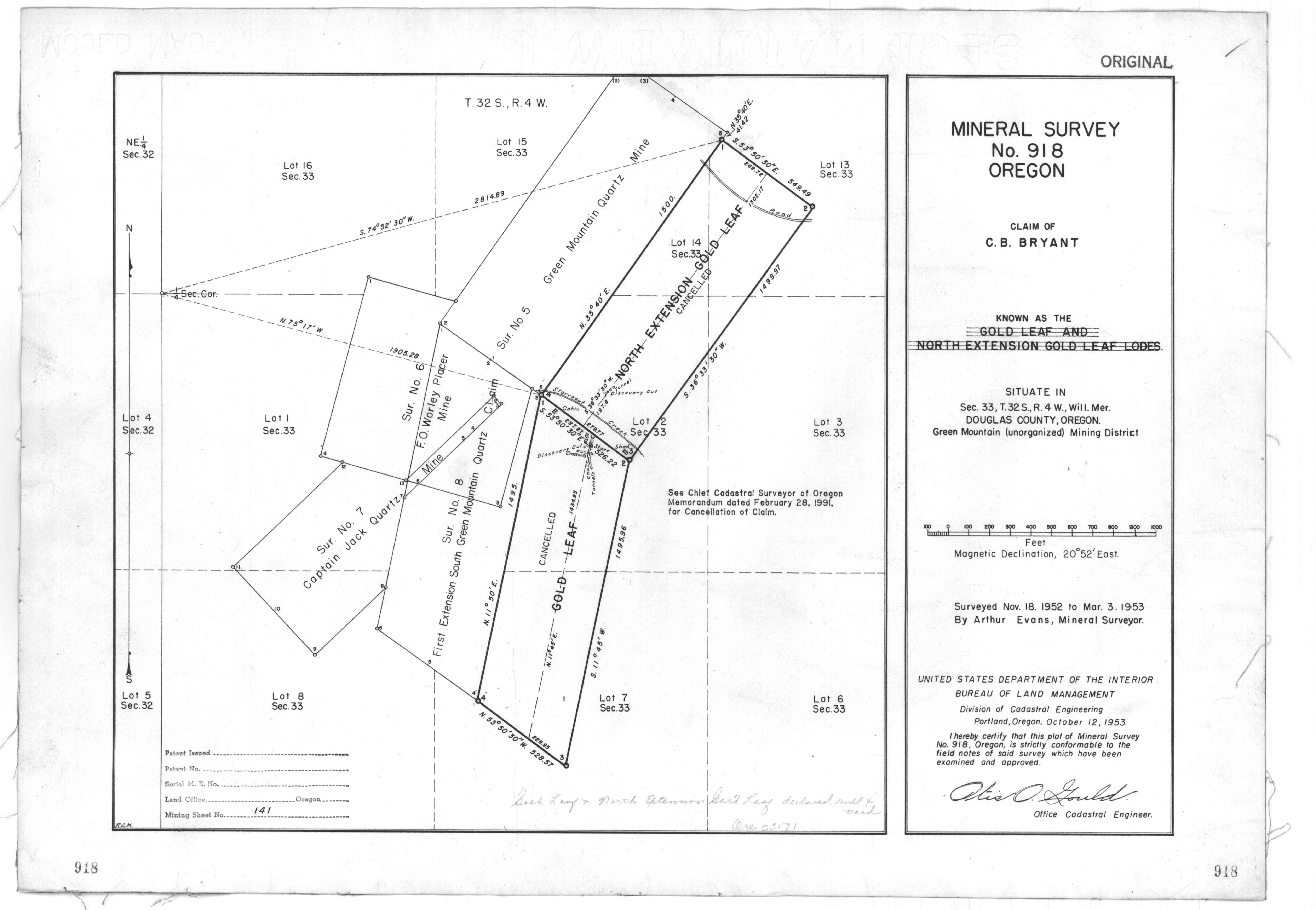 Land Status & Cadastral Survey Records Oregon/Washington BLM