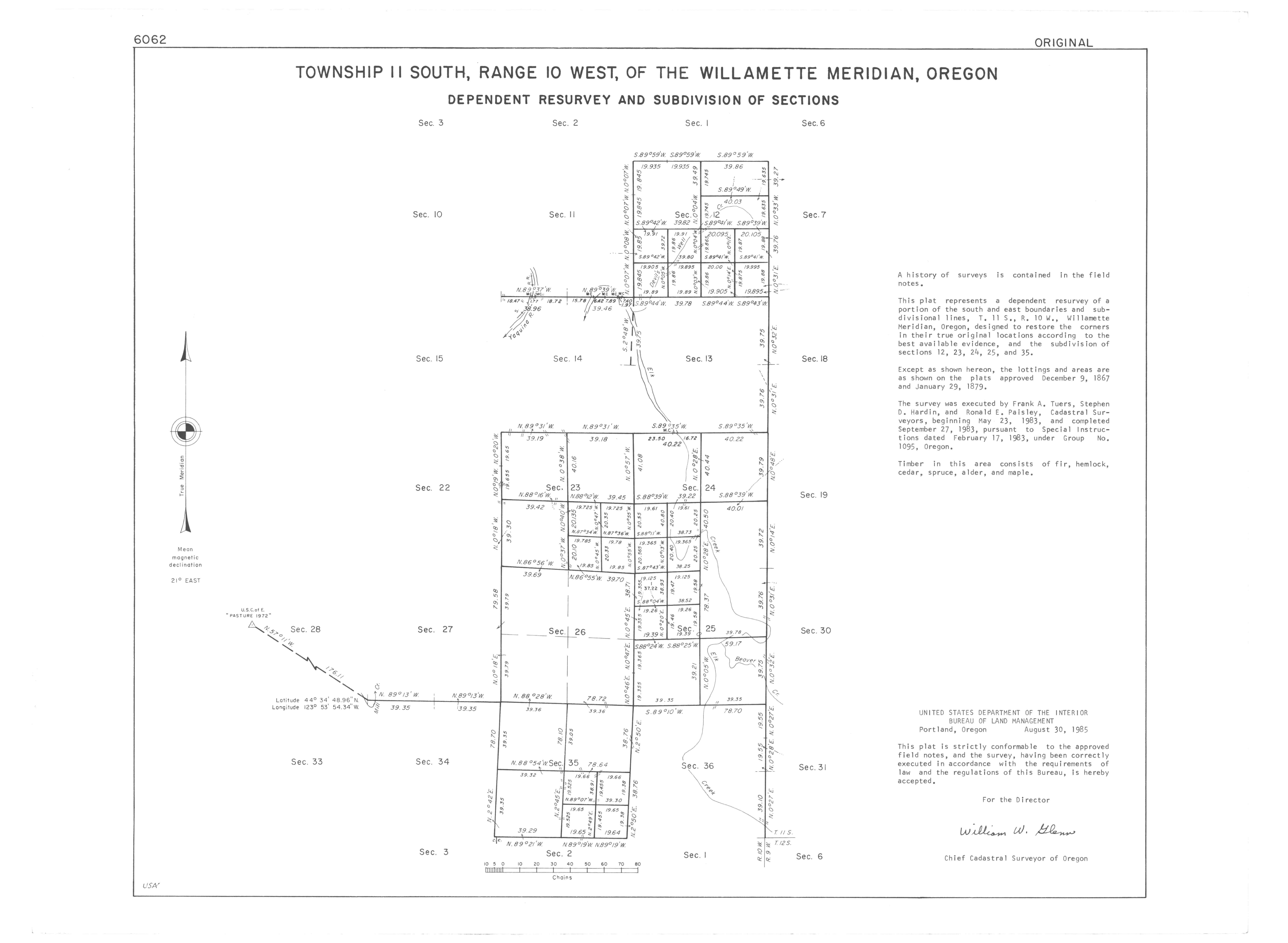 Land Status & Cadastral Survey Records Oregon/Washington BLM