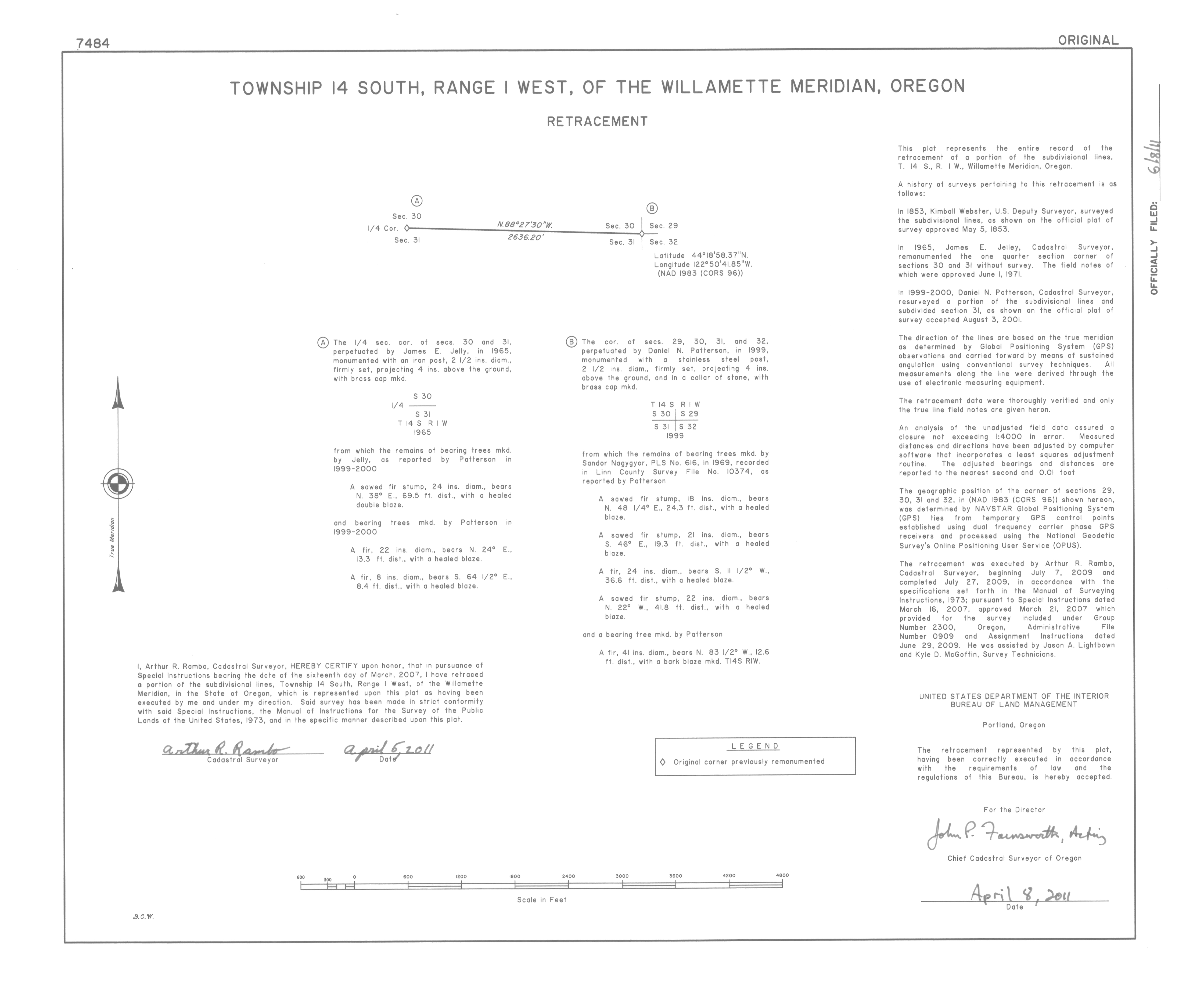 Land Status & Cadastral Survey Records Oregon/Washington BLM