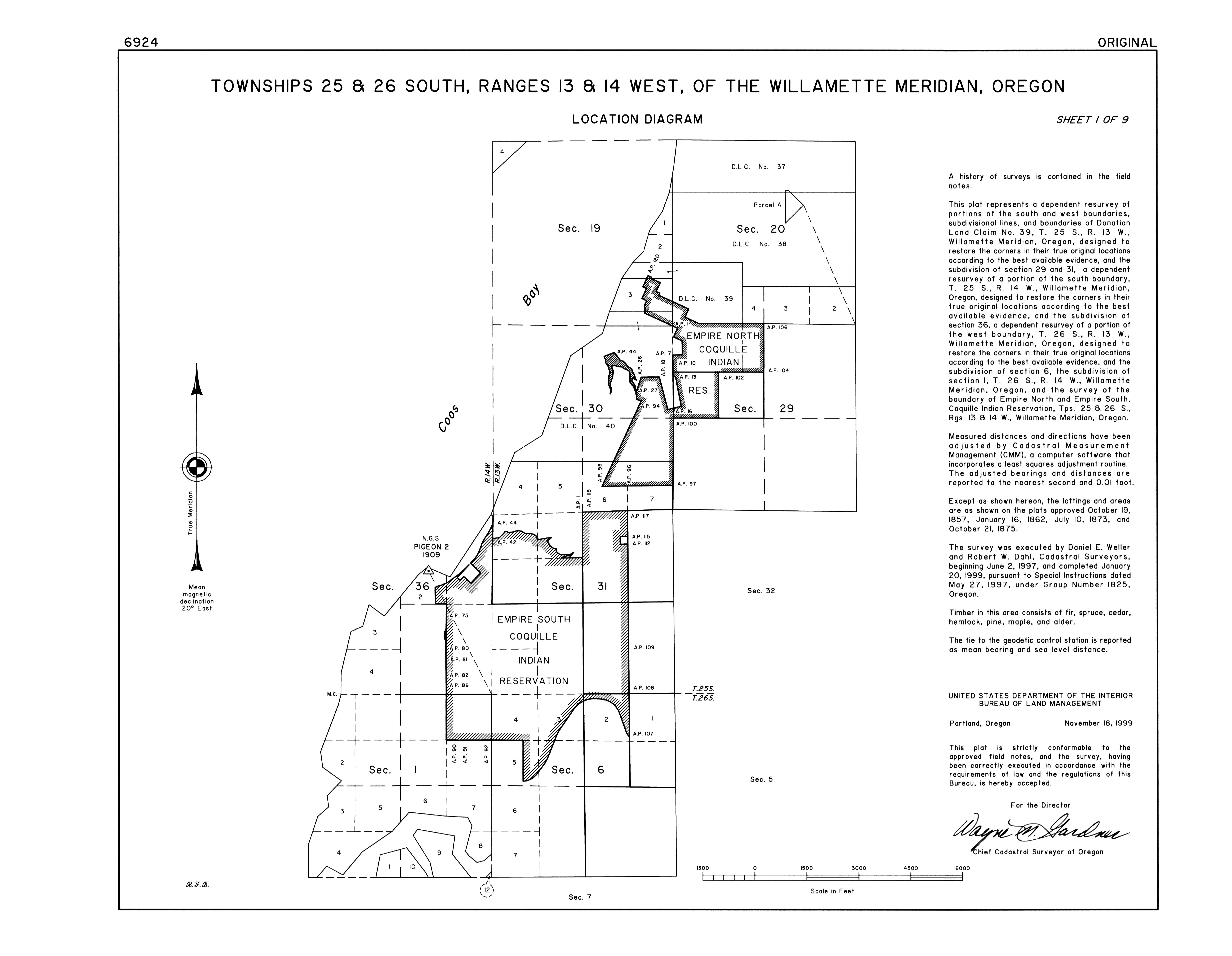 Land Status & Cadastral Survey Records Oregon/Washington BLM