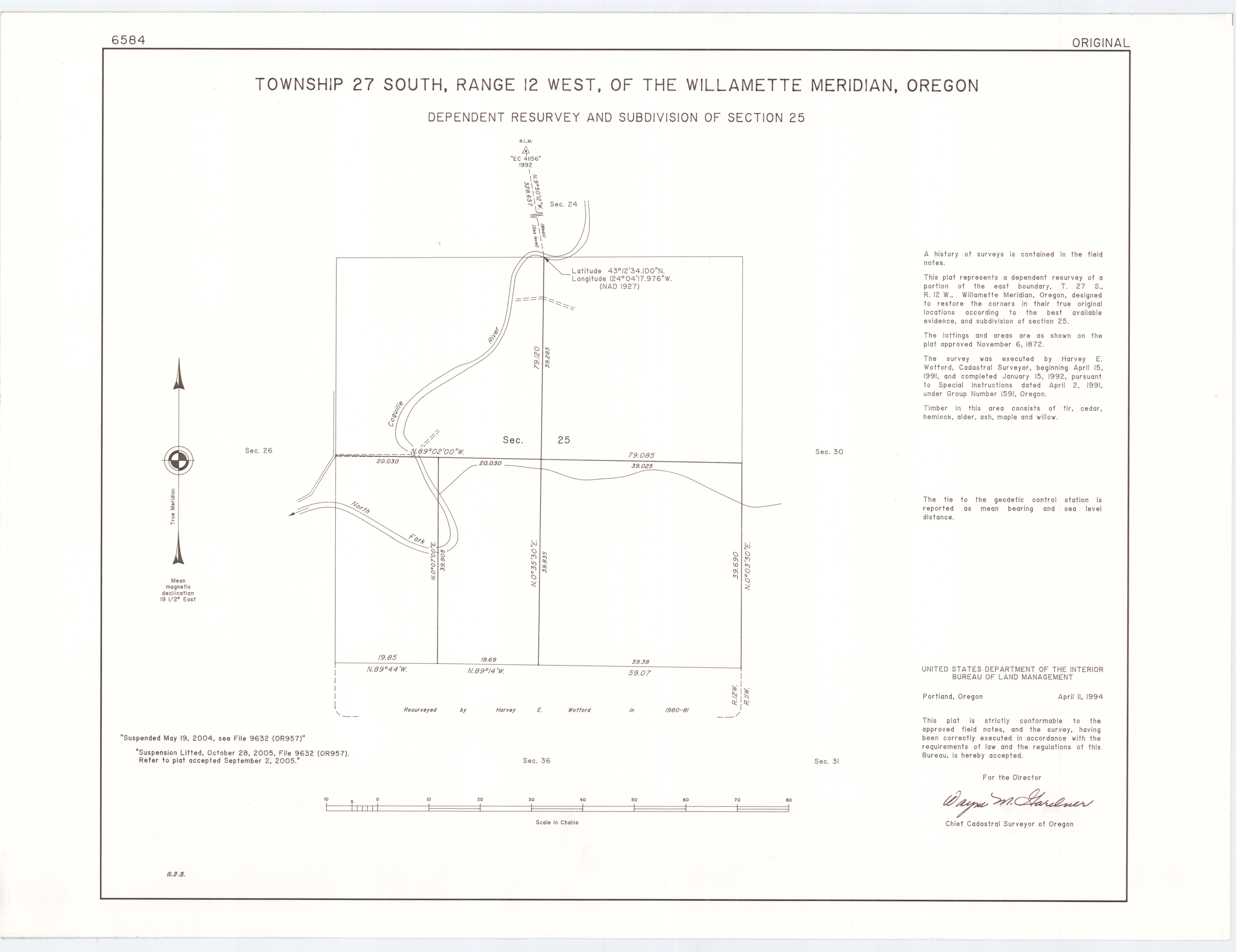 Land Status & Cadastral Survey Records Oregon/Washington BLM