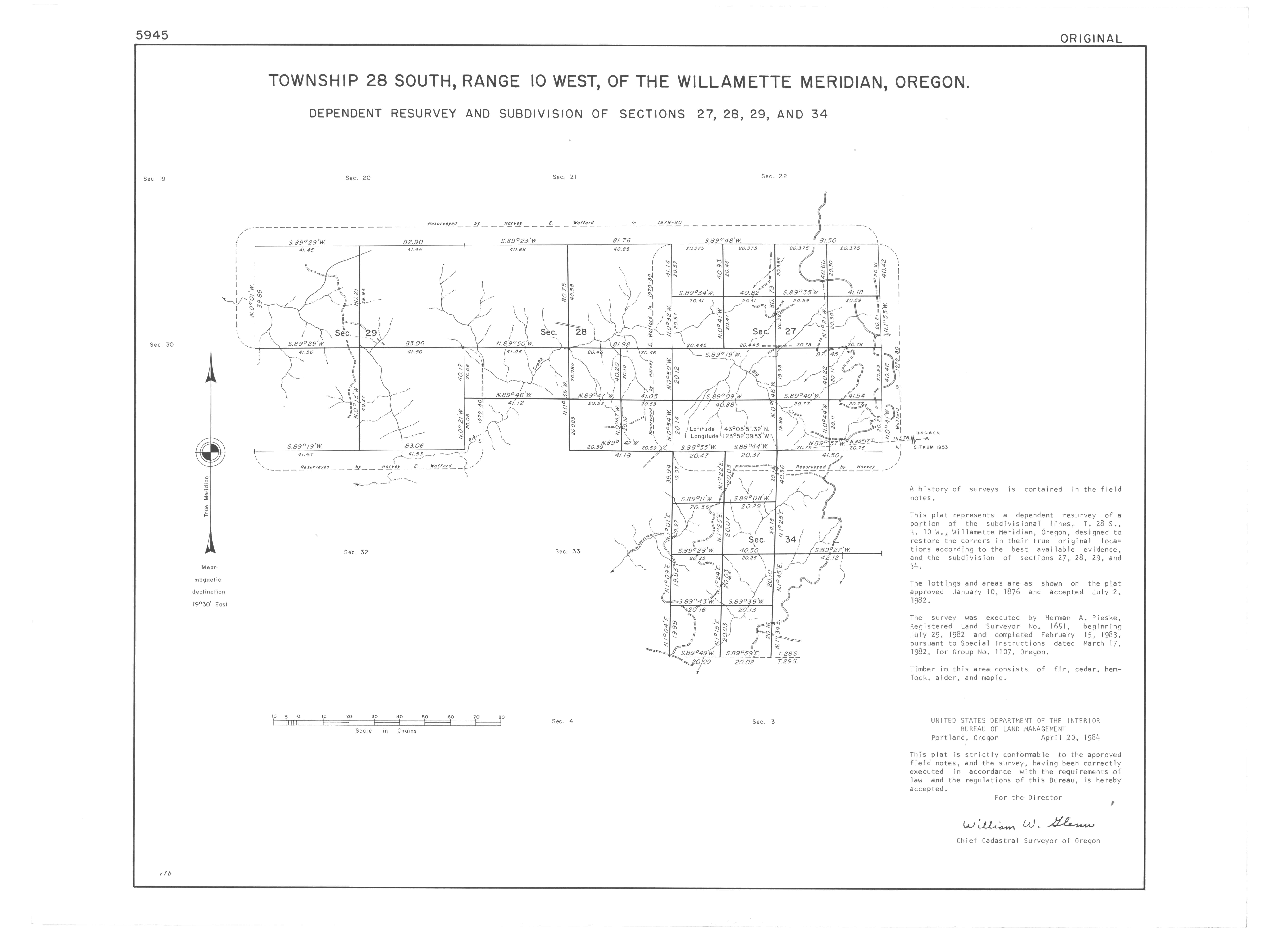 Land Status & Cadastral Survey Records Oregon/Washington BLM