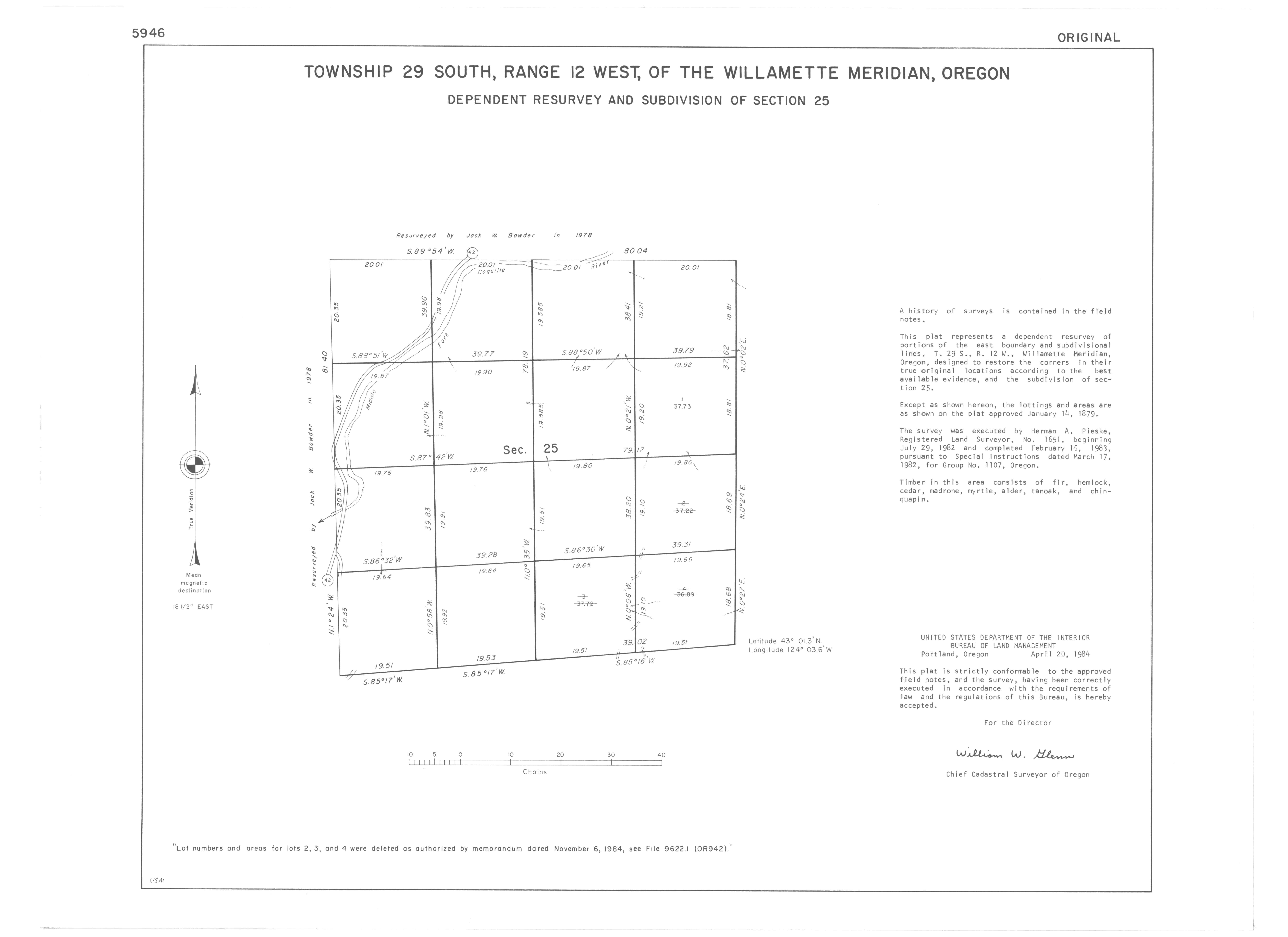 Land Status & Cadastral Survey Records Oregon/Washington BLM