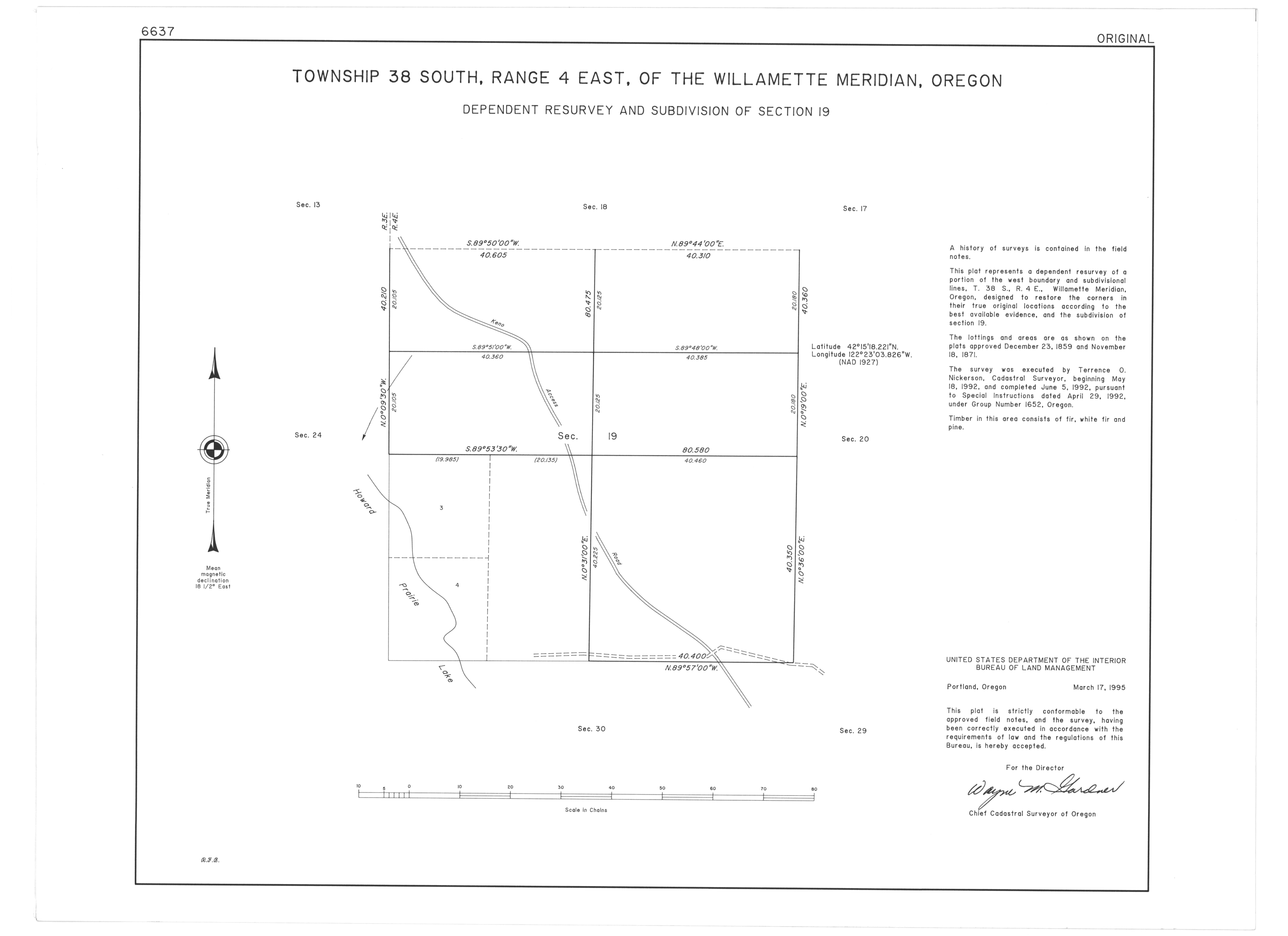 Land Status & Cadastral Survey Records Oregon/Washington BLM