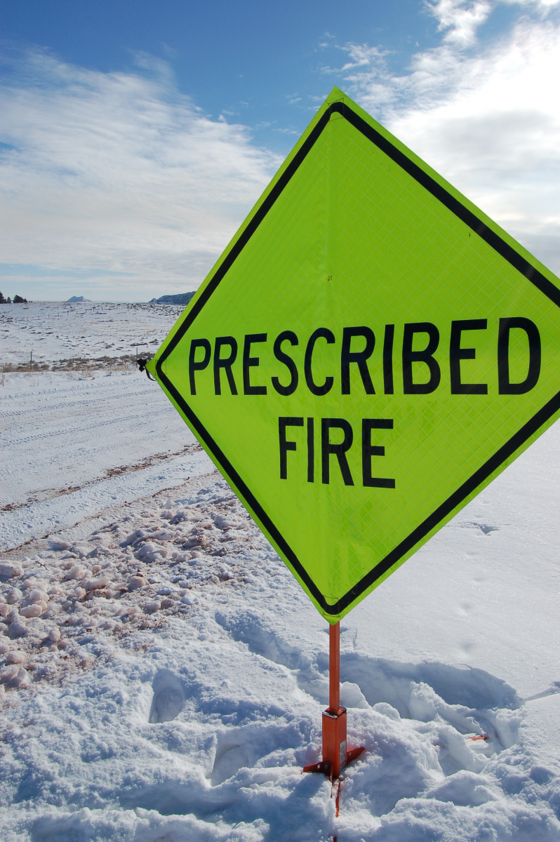 Prescribed Fire Sign