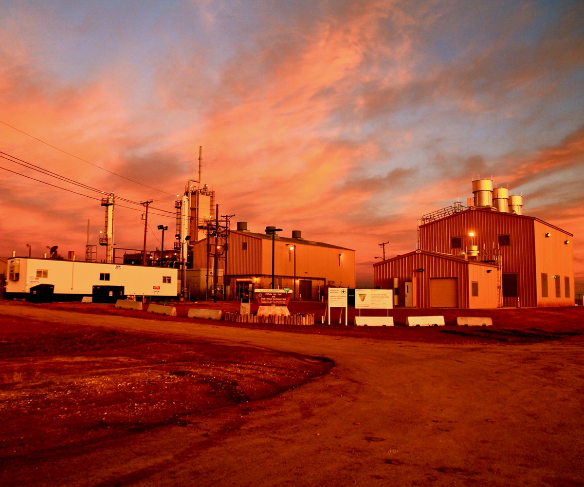 Helium Plant in Amarillo, Texas. Photo by Sherman Hogue, BLM.