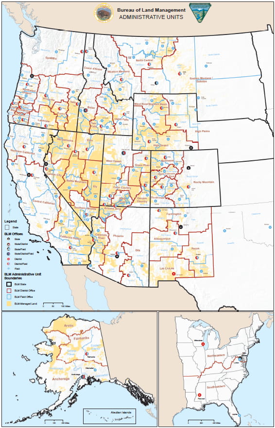 Frequently Requested Maps Bureau Of Land Management