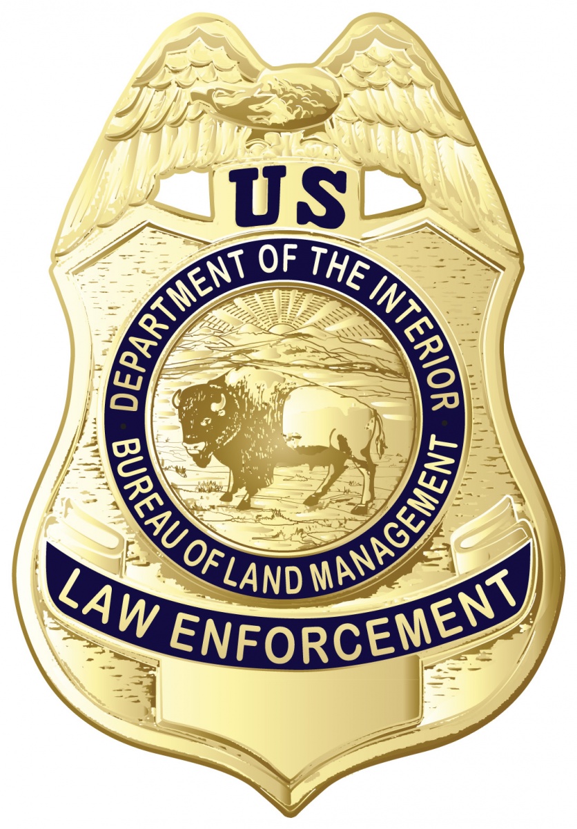 BLM law enforcement badge