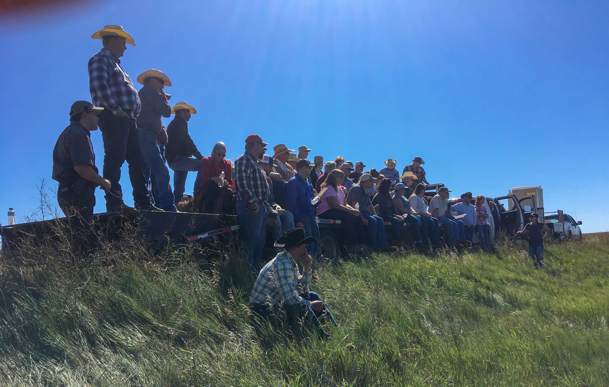 Participants on Range Tour