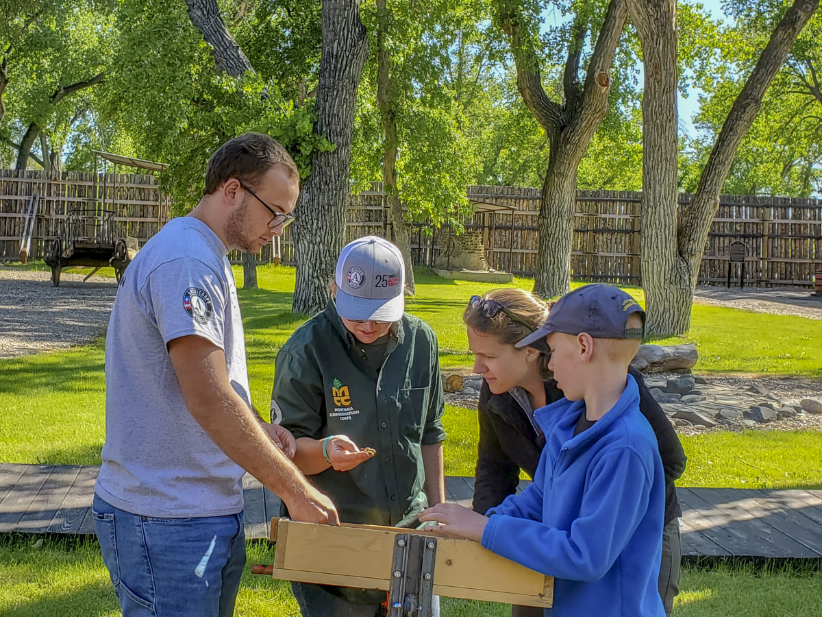 Archaeological dig in Fort Benton