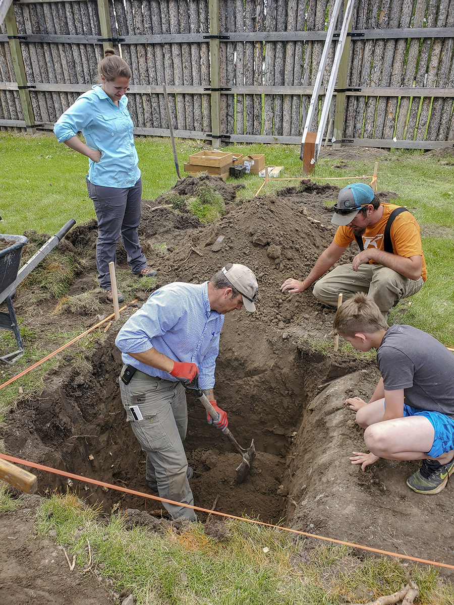 Fort Benton Archaeological dig