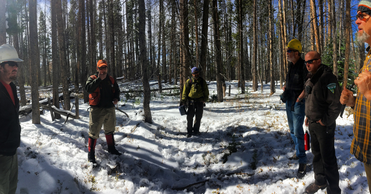 Kremmling ID Team, foresters, and timber contractors meet