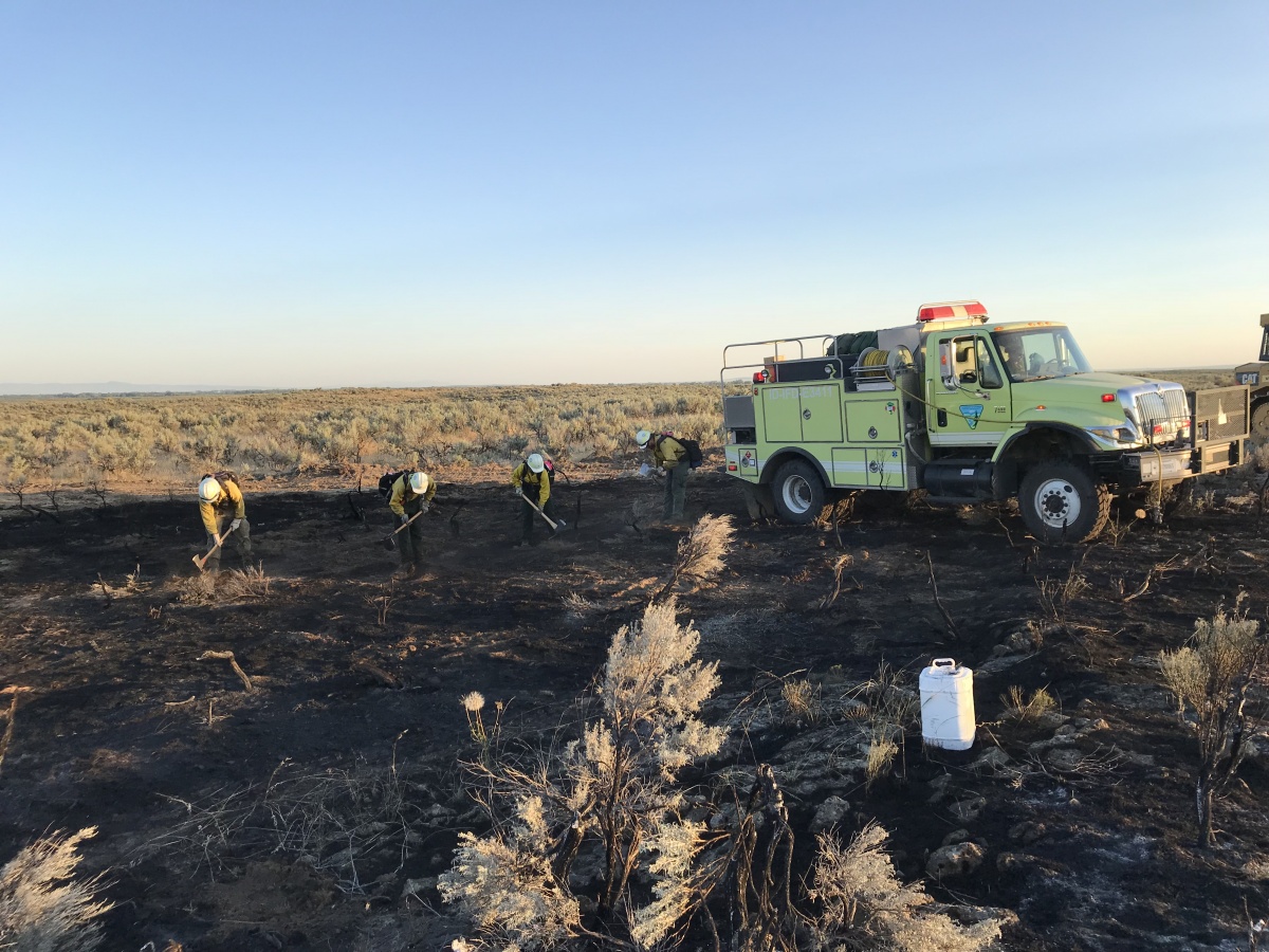 Photos: Cinder Fire that started July 5, 2018 near ID-33