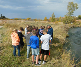 Jr High learns about leafy spurge