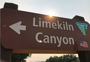 Limekiln Canyon Sign