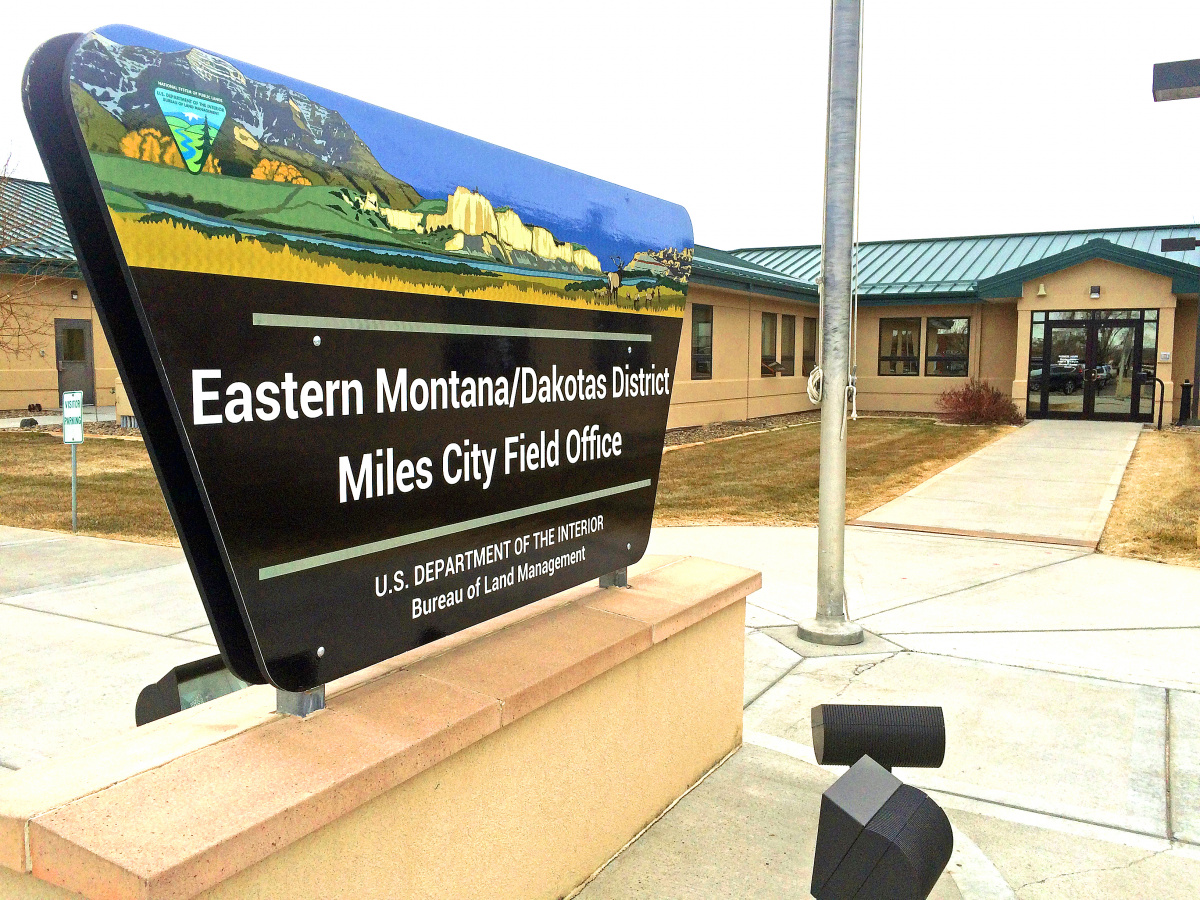 Miles City Field Office Sign