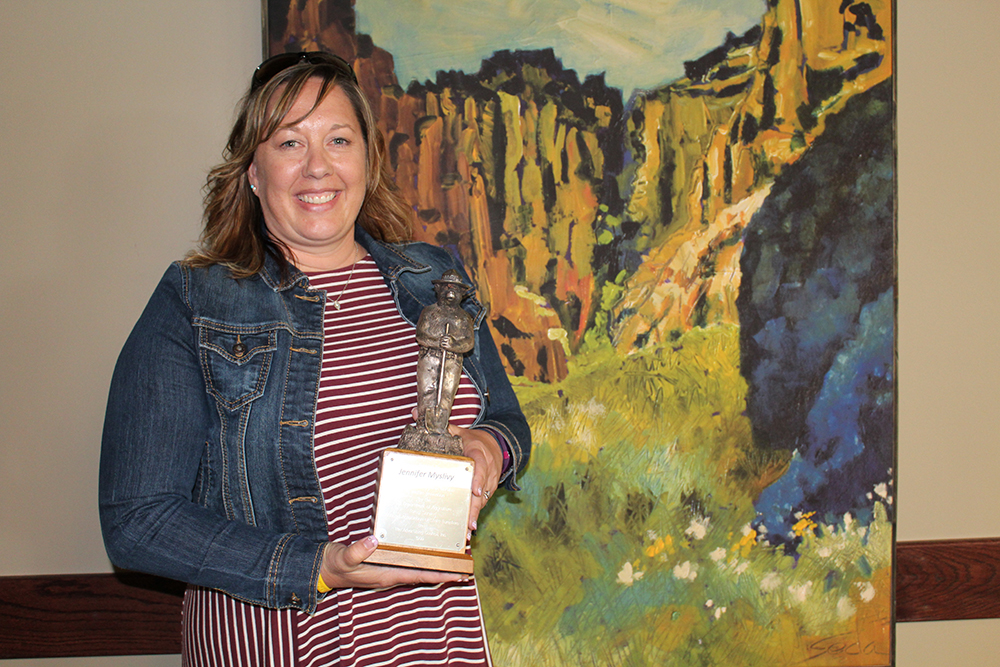 Jennifer Myslivy awarded Bronze Smokey Bear award
