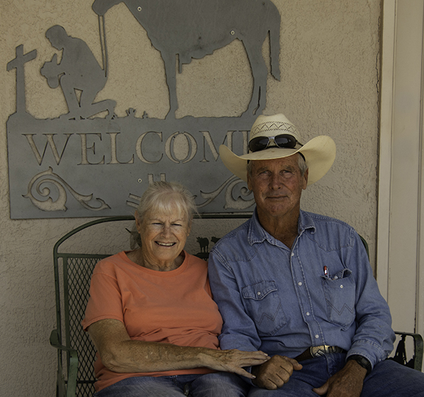 Pennie and Larry Hooper, owners/operators of the Hooper Ranch