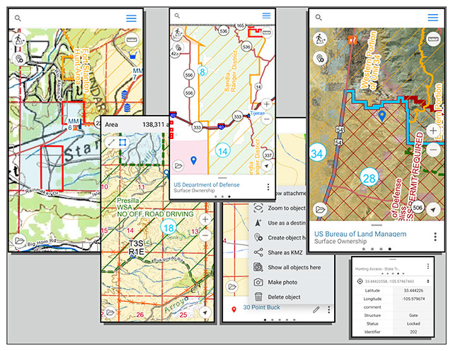 BLM New Mexico Hunting and Recreation Maps Overview