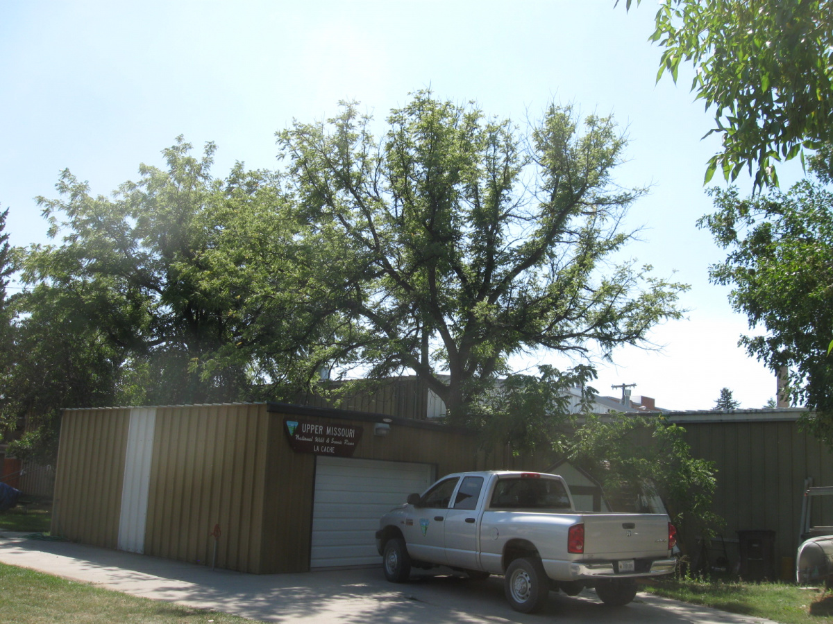 The old Fort Benton warehouse