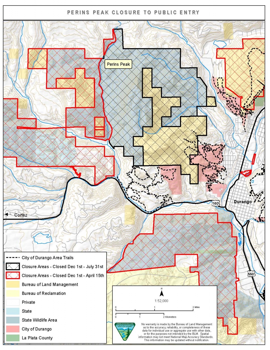 Seasonal Closures BUREAU OF LAND MANAGEMENT
