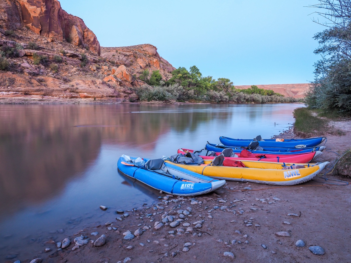 rafts on san juan river utah