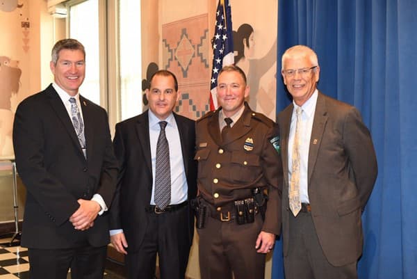 Deputy Director for Law Enforcement Policy and Programs Loren Good, Senior Special Agent Robert Cowan, Ranger Kelly Cole, Director for Law Enforcement William Woody