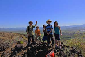 Students enjoying Table Rocks