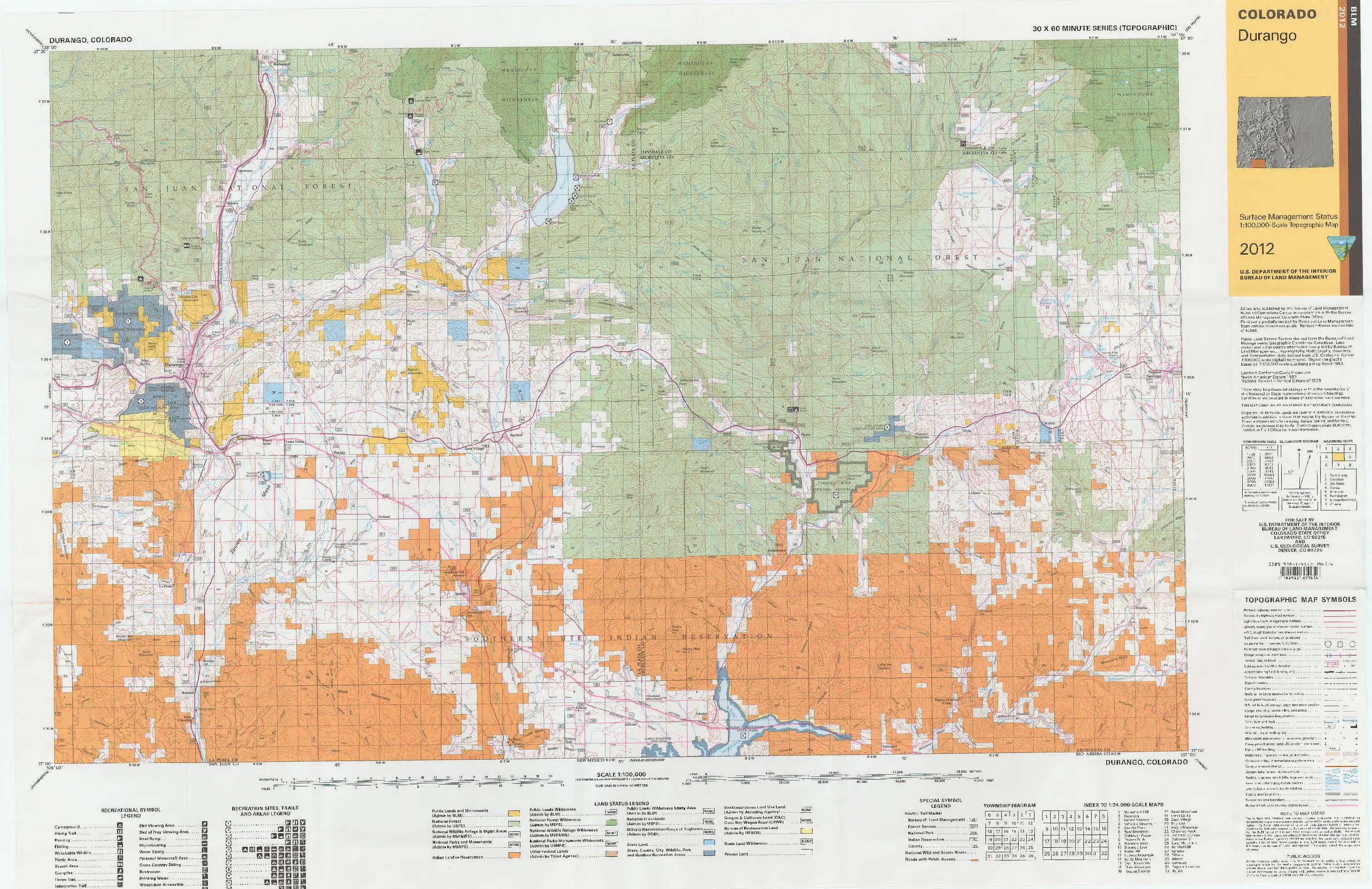 Colorado Public Hunting Land Map - Maps For You