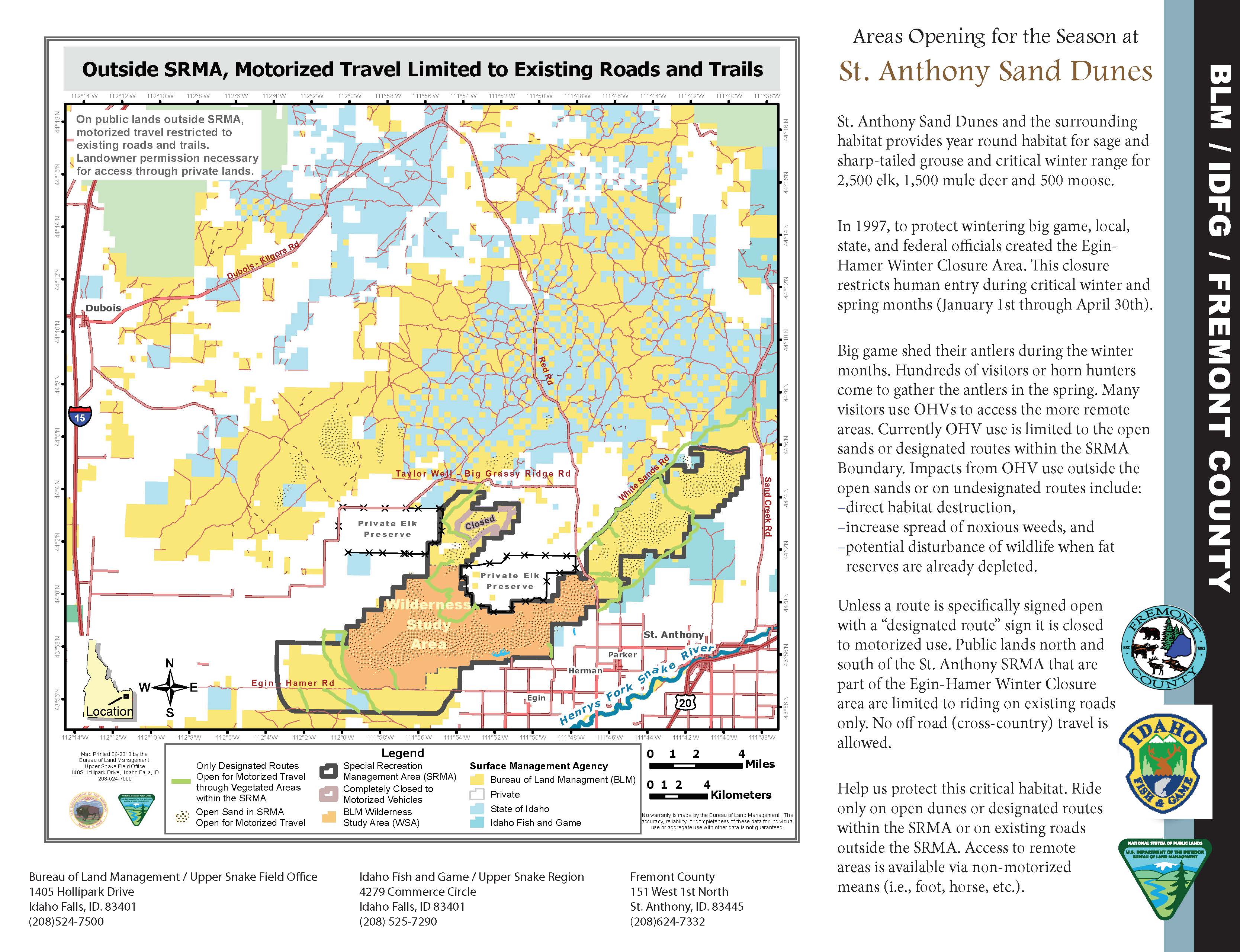 Media Center Public Room Idaho St. Anthony Sand Dunes motorized
