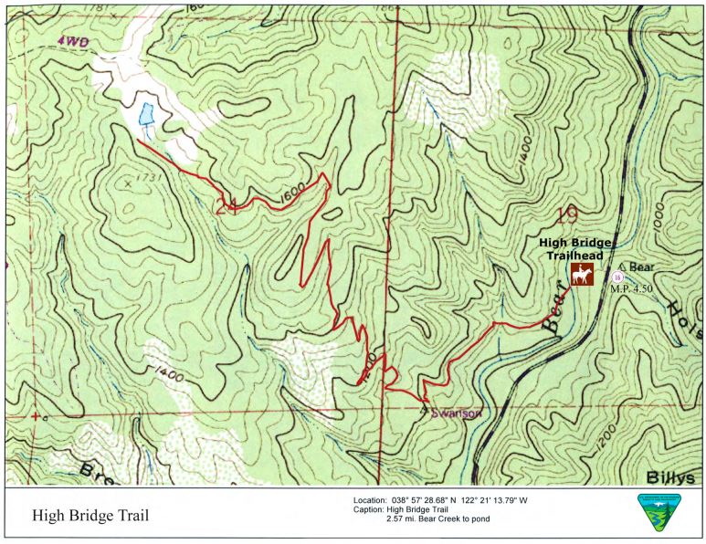 Media Center Public Room California Cache Creek High Bridge Trail