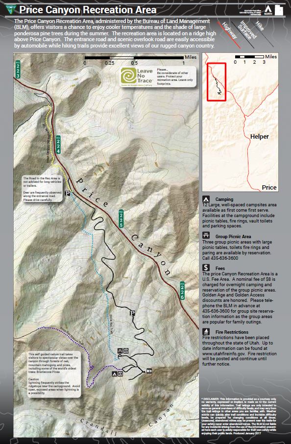 Media Public Room Utah Price Recreation Area Georeferenced Map