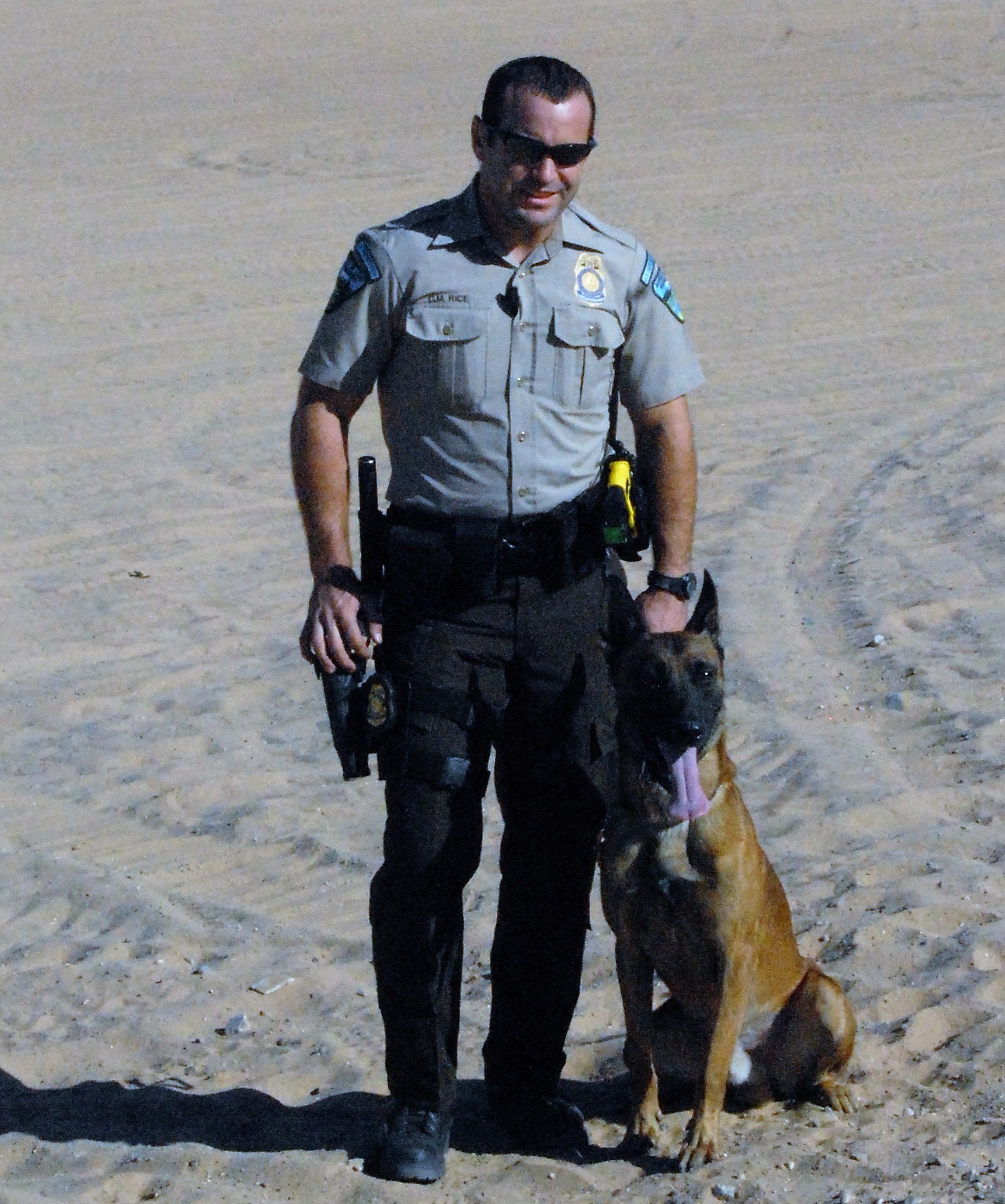 K-9 Officer Hoost and Field Staff Ranger Chris R