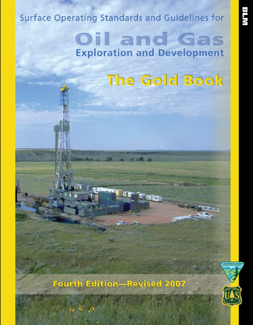 Cover of the oil and gas gold book.