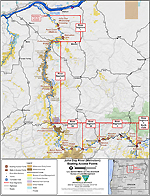 John Day River Mainstem Segments and Boating Access Locations