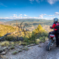 OHV user overlooking bocco mountain