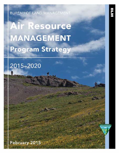 Cover of the BLM Air Strategy.