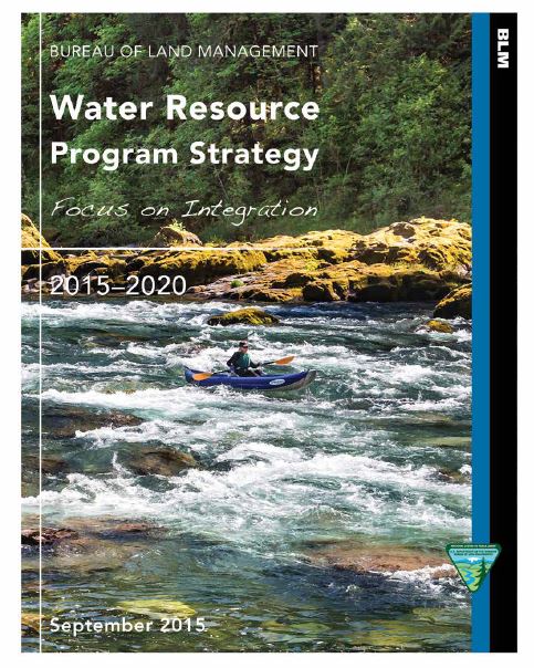 Cover of the BLM Water Strategy.