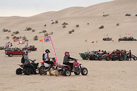 All terrain vehicles on the Imperial Sand Dunes.  Photo by BLM.