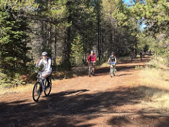 Bicycle Riders on the Bizz Johnson Trail