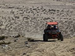 An off-road vehicle in the California Desert.  Photo by Steve Razo, BLM.