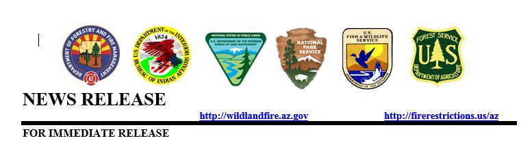 Interagency Logo Header for Arizona Central West Zone