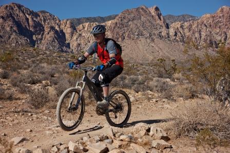 Photo of mountain biker