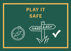 Play it safe graphic