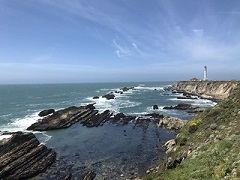 A sunny day on the rocky Pacific coast of Point-Arena Stornetta. Photo by Samantha Storms/BLM. 