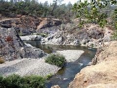 A clear creek runs through a canyon. Photo  by Jeff Fontana, BLM.