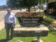 Andrew Archuleta has been selected District Manager for the Bureau of Land Management California Desert District 