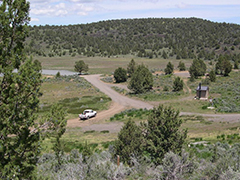 Dodge Reservoir campground.