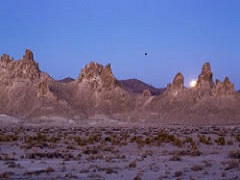 Photo of mountains as dusk.