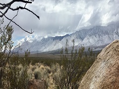 Scenic image of public lands in Inyo County.